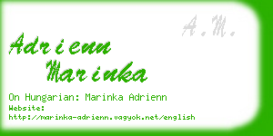 adrienn marinka business card